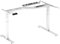 StandXT elektrisch höhenverstellbarer Schreibtisch L-Form - Modell Pro D07-DZL Tischgestell, Höhe 62-128cm, Kollisionsschutz, 125 kg Traglast, Memoryfunktion, Farbe:Tischgestell weiß