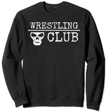Wrestling Club Ringen Totenkopf Sport Sweatshirt