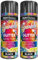 Classic Signature - 2 x Glitter Black Spray Paint 200ml Decorative, Creative, Dazzling Effect to Your Hobby Art and Craft Use
