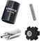 YAEOSNSI 4PCS Bicycle Fork Star Nut Set Bike Headset Star Nut Bike Fork Installer for Mountain Road Bike Hybrid Bike