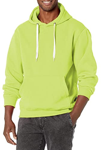 Southpole Men's Basic Fleece Hoodie Sweatshirts-Pullover & Zip Up Hooded, Lilac, L