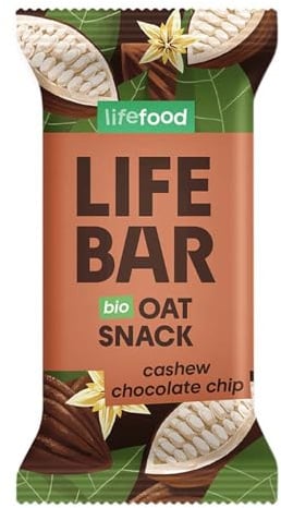 Lifefood Lifebar - Hafer Snack Chocolate, 40g (2er Pack)