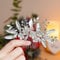 Wedding Hair Accessories for Women Bridal Hair Accessories Wedding Hair Clip Bridal Hair Accessories for Women Hair Accessories Wedding Guest for Bridal Bridesmaid Girls Hair Comb Silver Crystal