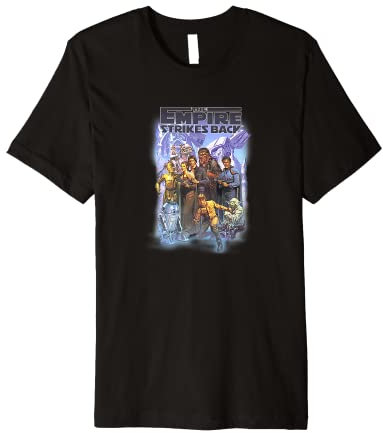 Star Wars Group Shot The Empire Strikes Back Vintage Poster Premium T-Shirt