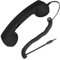 Sxhlseller Retro-3,5-mm-Telefonhörer, Strahlungssicherer Handy-Empfänger, Mikrofon-Mikrofon-Lautsprecher, Vintage-Telefonhörer für Mobiltelefone, Smartphones, mit USB C (Black)