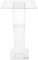 Sengfwin LED Lucite Rednerpult und Podium, Podium, Konferenzständer, Podium, Acryl, klar, transparent, Kirche, Büro, Stehpult, Stehpult, Stehpult, Konferenzständer, tragbar, aus Acryl