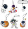 5 Stück Duftbaum Auto lustig Auto Duftspender Rückspiegel Auto Lufterfrischer Auto Lufterfrischer Kawaii Auto Rückspiegel Hängend Car Air Freshener Duftanhänger Auto Duftbaum Set Auto