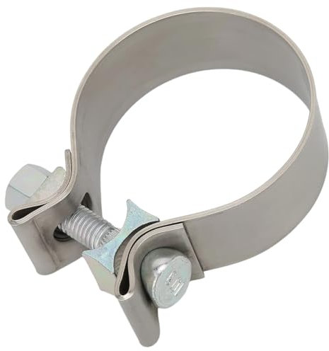 Universal Auspuffschellen Schlauchschelle,Edelstahl Auspuffrohrklemme, Schlauchschellen O-förmige Schellen Auspuffschelle Rohrverbinder, Auspuffrohr klemme (OD:79MM)