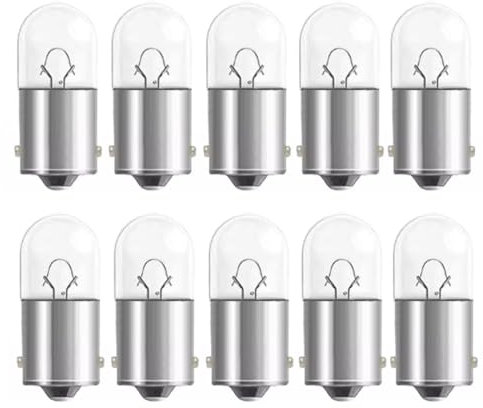 ShuoHui 10x R10W Premium BA15s 6V/12V/24V 10 Watt LKW Kugellampe 10W Glühlampe Roller Glühbirne Stop Signal Licht (24, Volt)