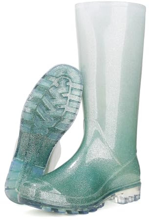 Foinledr Stivali Di Gomma Estivi Donna, Comode Leggere Stivaletti, Adulto Impermeabile Giardinaggio Scarpe
