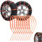 Schneeketten,Anti Rutsch Einstellbare Ketten Reifen Rad,Reifen Schneekette,Wiederverwendbare Notfall Schnee Reifenketten aus Nylon,Reifenketten,Auto-Sicherheits-Reifenketten,10 PCS