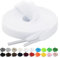 Handshop 2 pares de cordones planos para zapatillas 10mm ancho 20 colores, cordones anchos para zapatillas deportivas, zapatillas de skate Blanco Puro 152 cm