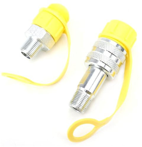 Coupleurs de connexion rapide, ZG 3 8 Ensemble de couplage hydraulique en filetage pour tuyau d'huile mécanique avec acier plaqué Disconnect rapide