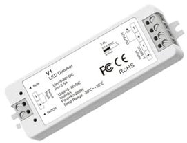 V1 LED variateur 12V LED de contrôle Zone 1 à 8 2.4G tactile télécommande variateur lumière LED bande 5V 24V 36V(V1 only)