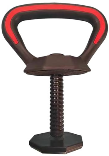 Kettlebell Converter-Griff mit Basis, einstellbares Gewicht Nicht-rutscher Hantelgriffe, kompakte tragbare multifunktionale Hantelwandlerstange für den Kettlebell-Griff