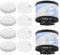 Levoit Originaler 2 Pack Ersatz-HEPA-Filter für LVAC 200 MAX & LVAC 300 Akku Staubsauger, 99,99 Prozent HEPA-Effizienz für Allergiker Tierbesitzer, 4 Vormotorefilter und 2 Nachmotorefilter