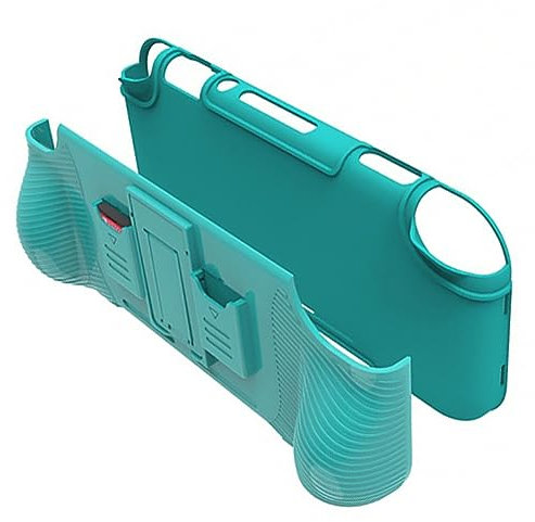 KOMBIUDA Compatible para Switch con Soporte y Slots para Protección y Resistente Caídas Material TPU