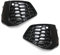 Griglia a nido d'ape compatibile con Audi A3 Sline S-line 2021-2023, paraurti anteriore, copertura griglia fendinebbia 8YG807671A 8YG807672A(Glossy Black)