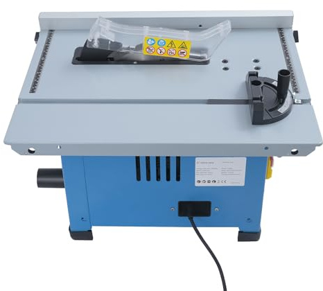 Sega da tavolo con lama per legno motore 1400 W velocità 4200 U min piastra per la lavorazione di mobili fai da te uso domestico e officina