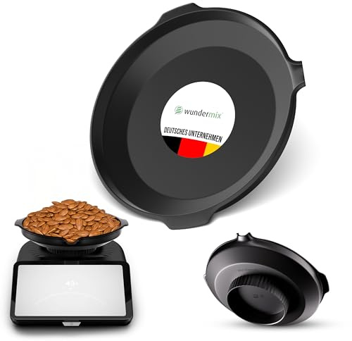 Wundermix – WunderScale Wiegeschale passend für Thermomix TM7 | Plattformwaage zum Wiegen ohne Mixtopf, präzise Küchenwaage mit Ausgießer & Griffen, 1L Fassungsvermögen