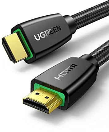 UGREEN HDMI Kabel 4K 60Hz UHD 2.0 HDMI ARC Kabel HDR 3D High Speed 18Gbps mit Ethernet vergoldet kompatibel mit TV Fernseher, Monitor, Blu-ray, PS5/PS4/PS3, Xbox Series S, Soundbar(3M