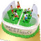 Toyvian 8 Stücke Fußball Team Kuchen Topper Cupcake Picks Deko Kuchendeko für Kinder Junge Geburtstag Party (6 Fußball Spieler + 2 Fußballtor