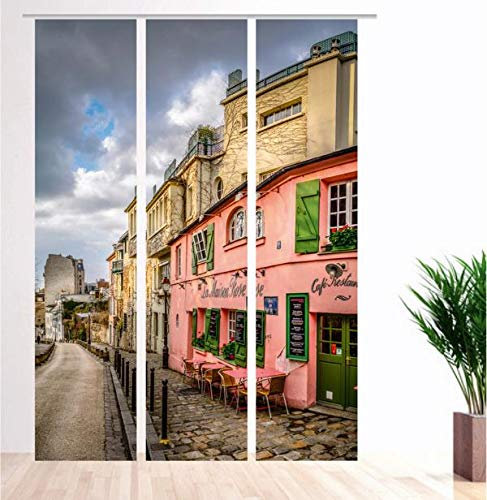 gardinen-for-life Flächenvorhang La Maison Rose 3er - Serie,Set 3tlg, Jew. Gr.60x260 cm Schiebegardinen Set