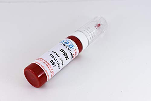 Car Touch Up Paint for BMW MINI CHILLI RED 851 JOHN COOPER - 20ml Precision Scratch Repair Kit with Needle & Brush - UK Mixed Automotive Paint Pen for Exact Colour Match