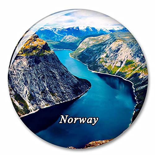 Norwegen Fjord Kühlschrank Magnete Dekorative Magnet Flaschenöffner Tourist City Travel Souvenir Collection Geschenk Starker Kühlschrank Aufkleber