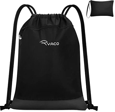 Ryaco Turnbeutel Wasserdichter Rucksack mit Kordelzug Schwimmsport Sporttasche Trocken- und Nasstrennung für Schule, Sport, Schwimmen, Reisen