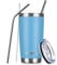 UsparkMC 20oz 550ml Tumbler Stainless Steel with Lid and Straw,Double Wall Vacuum Insulated Coffee Travel Mug for Hot & Cold,Reusable Cup,BPA Free