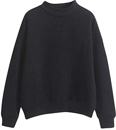 Farbe Lange Sweatshirt-Ärmel Plus aus samt Rucksack Frauen solides O-Ausschnitt Damenmantel Vintage Hoodie