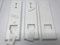 Abdeckplatte 3 set ohne Gurtausbau zweiteilig Abdeckung Gurtplatte 23mm 135-165 Lochabstand 3 stck