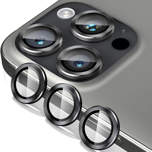 Giftorld Camera Lens Protector for iPhone 14 Pro/14 Pro Max,Aviation Aluminum 3D Ring,9H Tempered Glass,360 Degree Protection,HD Clarity,4 Layers Unique Design,Full Coverage