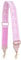 ALLZEDREAM Taschengurt Schultergurt Zum Wechseln Verstellbarer Umhängetasche Handtasche Schultertaschen 5CM Breiter Stickerei Spitze Pailletten, Spitze Rosa-Echtleder Enden