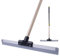 Yocada Floor Squeegee Scrubber Broom Rubber TPR Blade Telescopic Pole Household Broom for Garage Courtyard Shower Bathroom Floor Marble Glass Tile Water Foam Pet Hair Removal Cleaning 55