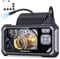 Endoskopkamera mit Licht, Hopefox 4.3 Zoll IPS Bildschirm Industrie Endoskop, IP67 wasserdichte Inspektionskamera, 1080P HD Rohrkamera mit 8 LEDs, Kanalkamera mit 33FT/10M Halbstarres Kabel