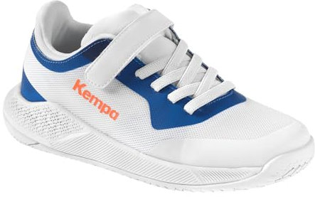 Kempa Kourtfly Kids Sport-Schuhe, weiß/blau, 30 EU