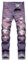 RXXKKK Jeans Regular Slim Fit Uomo, 706 Viola, 54
