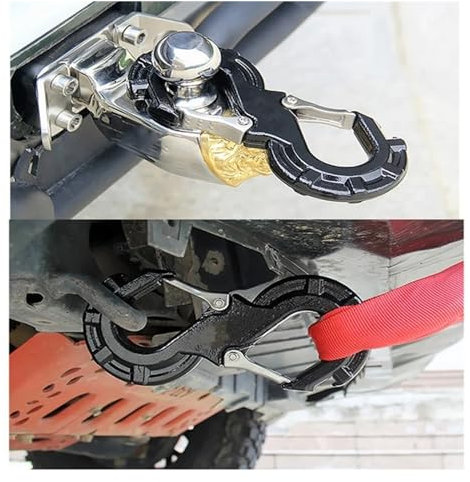 S-förmiger Schnellrettungsschäkel Anhängerwindenhaken Auto JK Offroad-Abschlepp-Bergungssets 4X4-Autowinden-Anhängerschäkel
