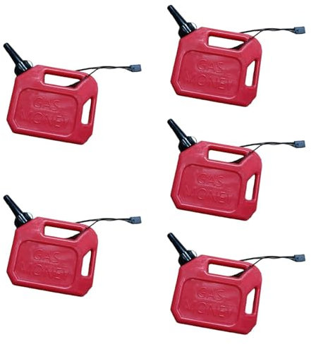 harayaa Benzinkanister Ornament, Weihnachts Geldbörse, Gastank Dekoration, Benzin Geld Ornament für Tür Und Fenster, 5er-Packung