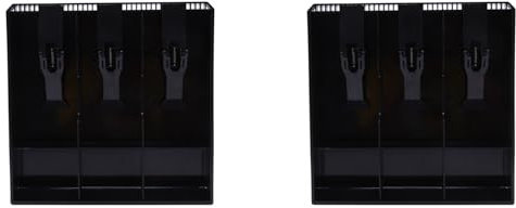 Rfeeuubft 2X Geld Bar Geld Registrier Kasse Einsatz Fach Kasse Schublade Aufbewahrungs Fach Tray Box Laden Klassifizieren Schwarz