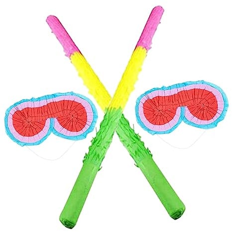 Piñata Stab für Kinder 4 Stück Papier Partydeko Halloween Party