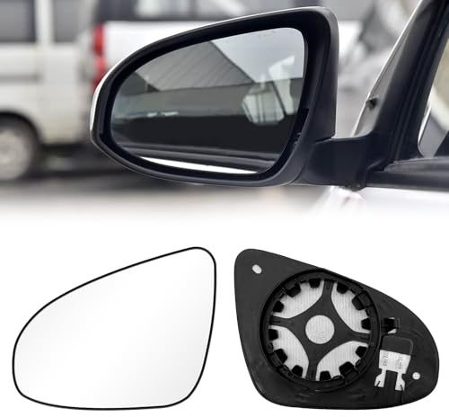 Altsbaos 1PCS Kompatibel mit Toyota Aygo Spiegelglas Links 2014-2020 | Ersatzspiegel Beheizbar Kompatibel mit Peugeot 108 2014-2020 Spiegelglas Außenspiegel für Citroen C1 2014-2020 Spiegel