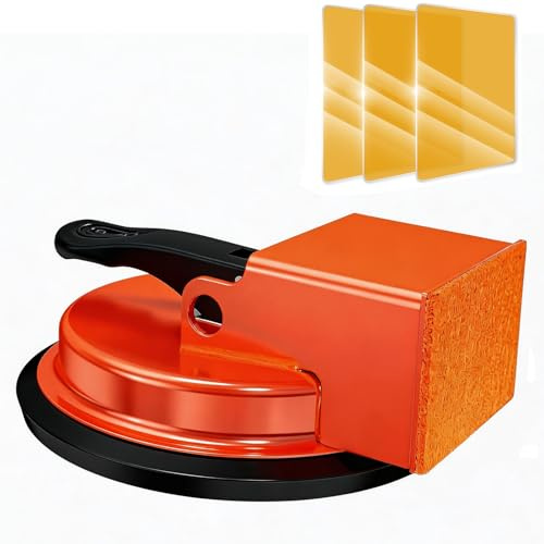 Bodenspalt-Reparaturwerkzeug, Laminat-Verlegewerkzeug, Verbesserter Saugnapf & 3 Klebepads für Laminat, Holz, Fliesen, Vinyl - Langlebiges, Kompaktes & Effizientes Bodenverlegewerkzeug