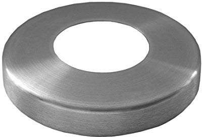 Bayram® Abdeckrosette Edelstahl Abdeckung V2A Rosette Rohranschluss nach Auswahl (42x105x18)