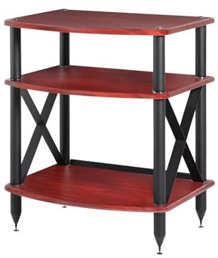 Pangea Audio Vulcan TT Turntable Stand with Vinyl Record Storage (Rosenut)