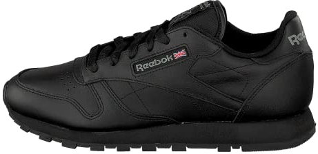 Reebok Classic Leather Niedrige Sneaker, Schwarz Schwarz Black, 35.5 EU