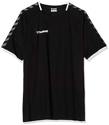 hummel Herren Hmlauthentic training te T shirt, Black/White, XXL EU