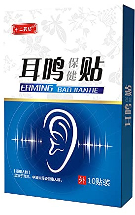 Tinnitus Patch Schutz Hörtaubheit Patch Kräuterpflanze Hautfreundliches Gesundheitspflaster Ear Pain Protect Hearing Loss Sticker Herb Plant Plaster Improve Listening Tinnitus Patch for Ringing Ears